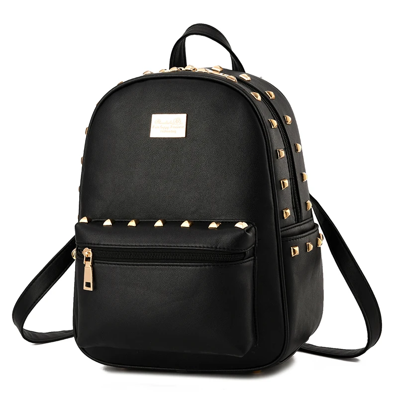 Women Backpack Fashion High Quality Youth Leather Backpacks For Teenage Girls Female School