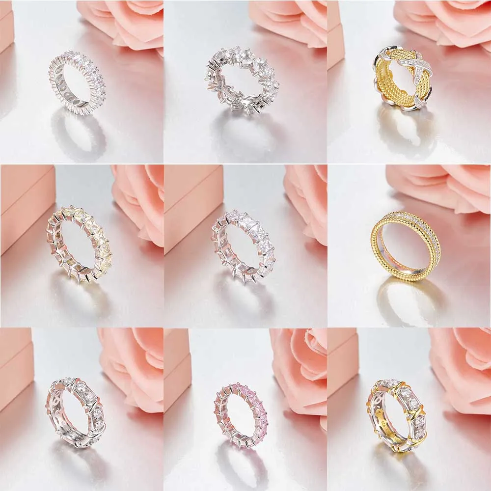 

TIFF 100% 925 Sterling Silver Original Gorgeous Shiny Charms Rings Fit DIY Original Jewellery Factory wholesale
