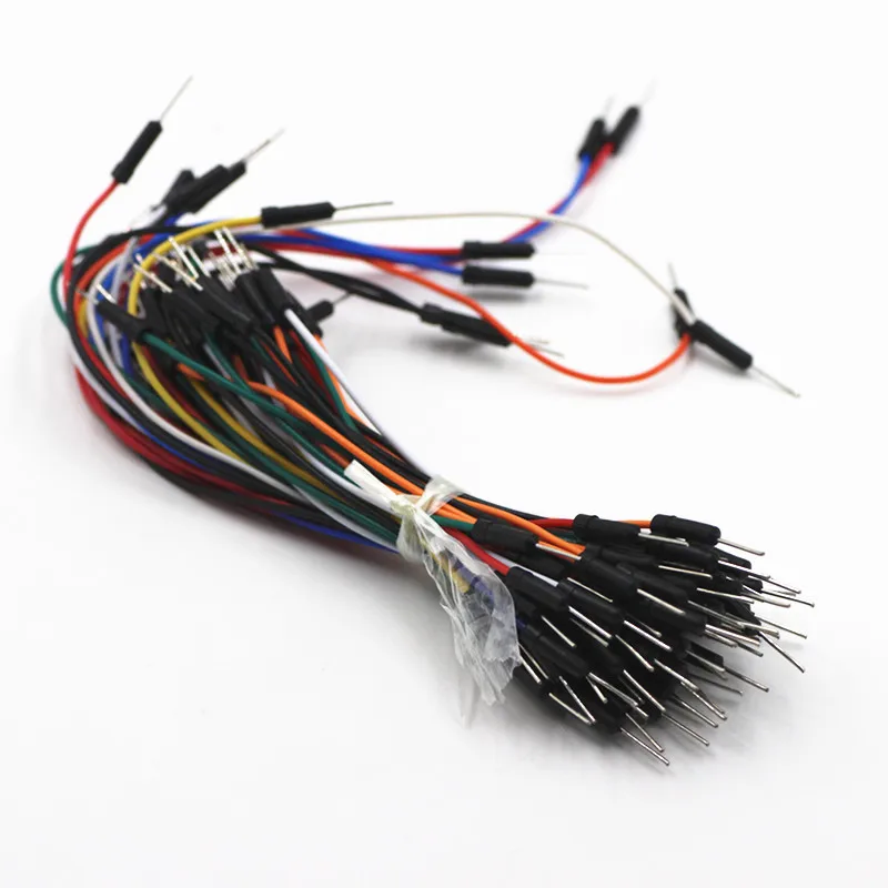65 шт./лот соединительный кабель типа Папа папа гибкий провод для Arduino макетная