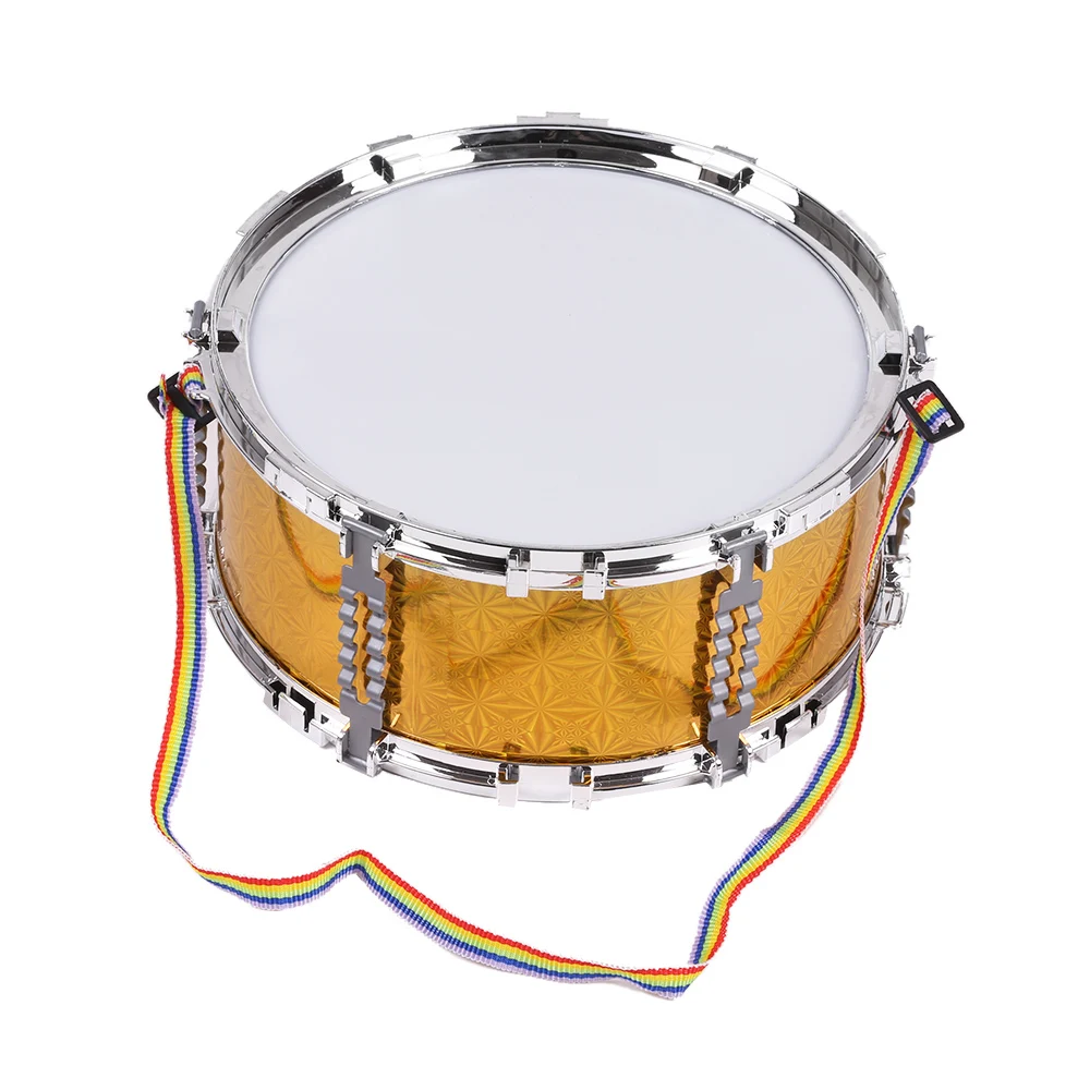 Красочный Джаз Snare барабан музыкальная игрушка барабан портативный ударный инструмент с барабаном палочки ремень для детей Рождественский подарок