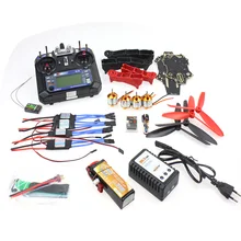 Unassembled Q330 Frame QQ Super Controller Motor ESC with Flysky FS-i6 6CH Transmitter for DIY RC Drone Racer Aircraft F11797-J