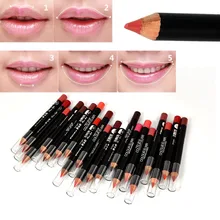 Lip Liner Pencil Pen Waterproof Beauty Eye Eyebrow Lip Makeup Cosmetic Long Lasting Colorful Lipliner by Party Queen 20 Colors
