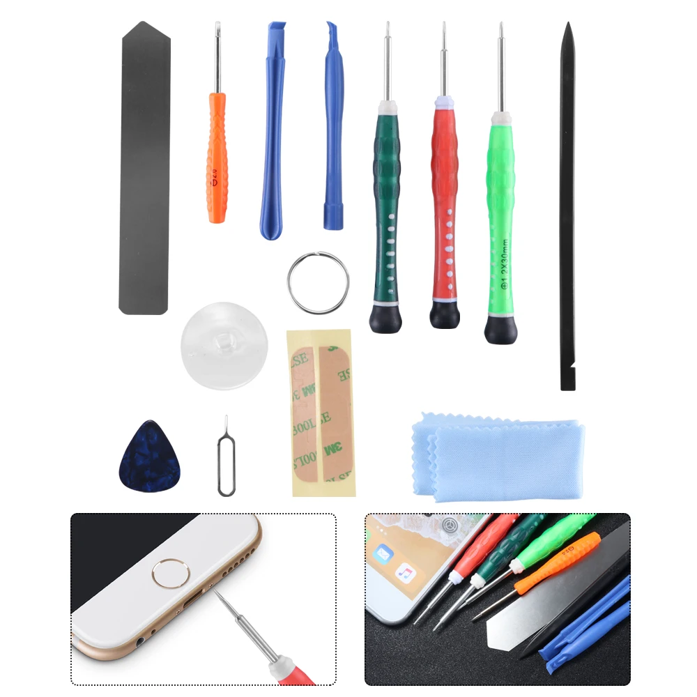 

Mobile Phone Screen Replacement Tools Set Multi Purpose Repair Durable Material Tools Kit for IPhone Tablet