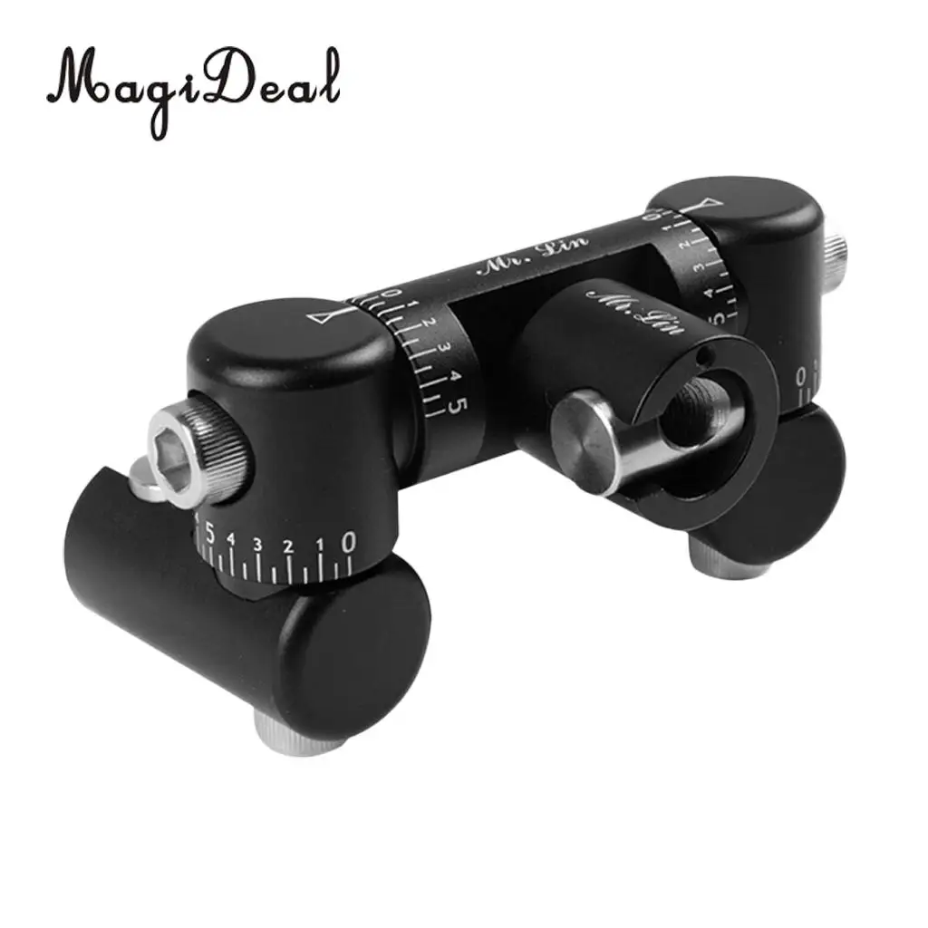 MagiDeal Professional Fully Adjustable Double Sided Quick Disconnect V-Bar Kit Black/Red - High Quality Magnalium Alloy Gifts