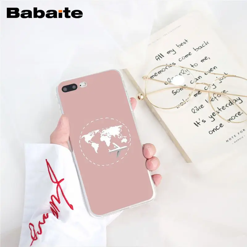 Путешествия мир Бумага самолет на заказ фото мягкий чехол для iPhone 8 7 6 s плюс X XS MAX 5 5S SE XR 10 Крышка