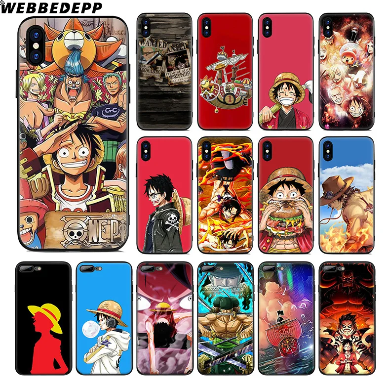 Мягкий силиконовый чехол WEBBEDEPP One Piece Hero для Apple iPhone 11 Pro Xr Xs Max X или 10 8 7 6 6S Plus 5 5S SE TPU |