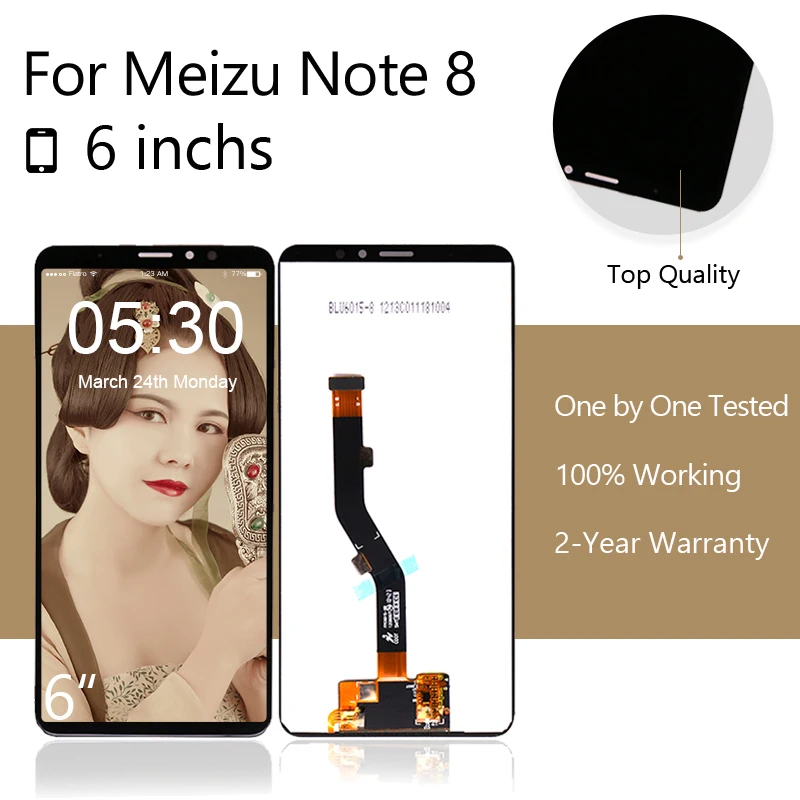 

for Meizu Note 8 LCD Screen Display+Touch Panel Digitizer Screen for Meizu Note 8 Display Assembly Mobile Phone Free Shipping