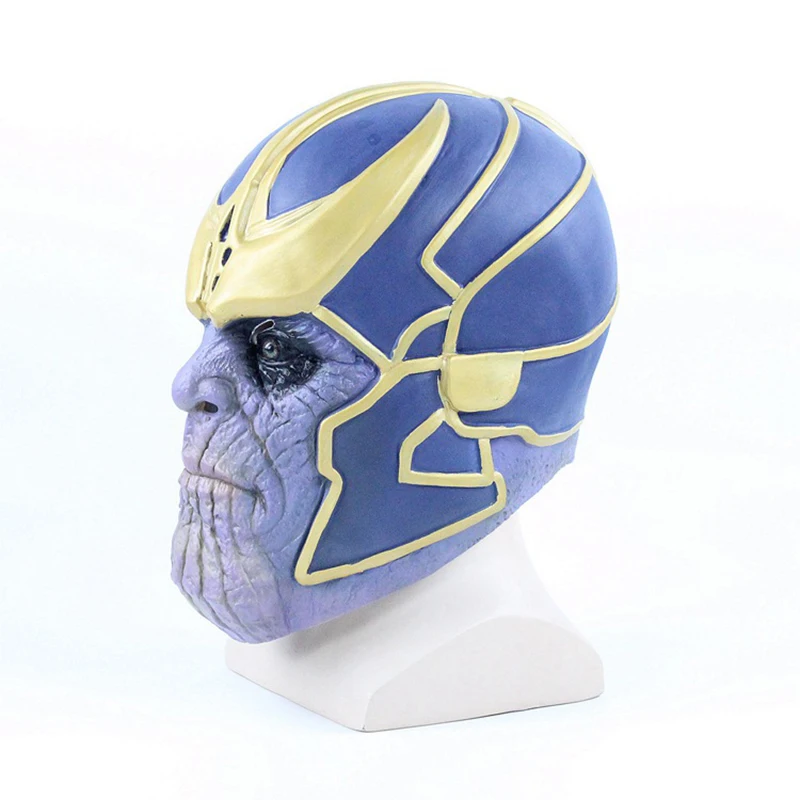Thanos Tyrants Mask Latex Halloween Decor Infinity Gauntlet Avengers 3 Infinity War Unlimited Gloves Helmet Cosplay DropShipping