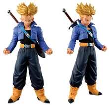 NEW hot 19cm Dragonball Dragon ball z Trunks Super saiyan action figure collection toys Christmas gift