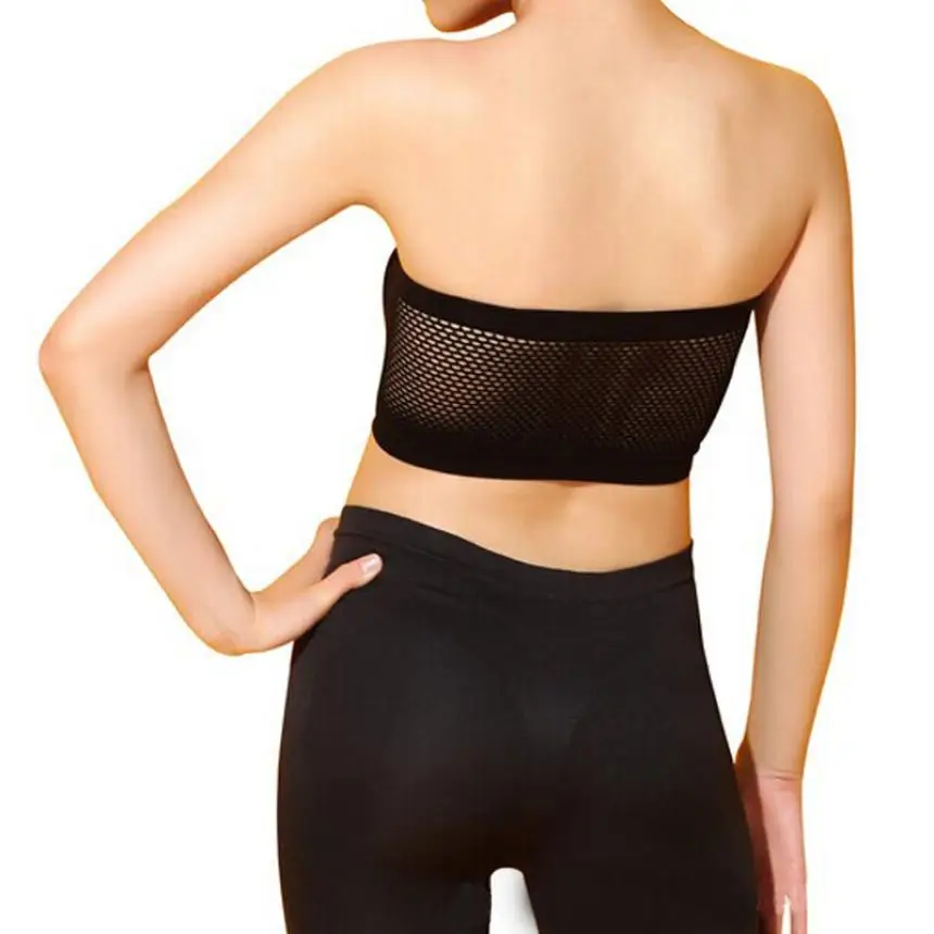 Women Sexy Strapless Top Bra Breathable Sports Bras Tank Breathable Women's Underclotes Bra Antibacterial Tube Soft Top Bras