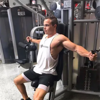 

Men Quick Dry Vests Men Running Shirts Men Gym Tank Top Fitness Sleeveless T-shirts Gym Vest Workout Running Sport Running Vest