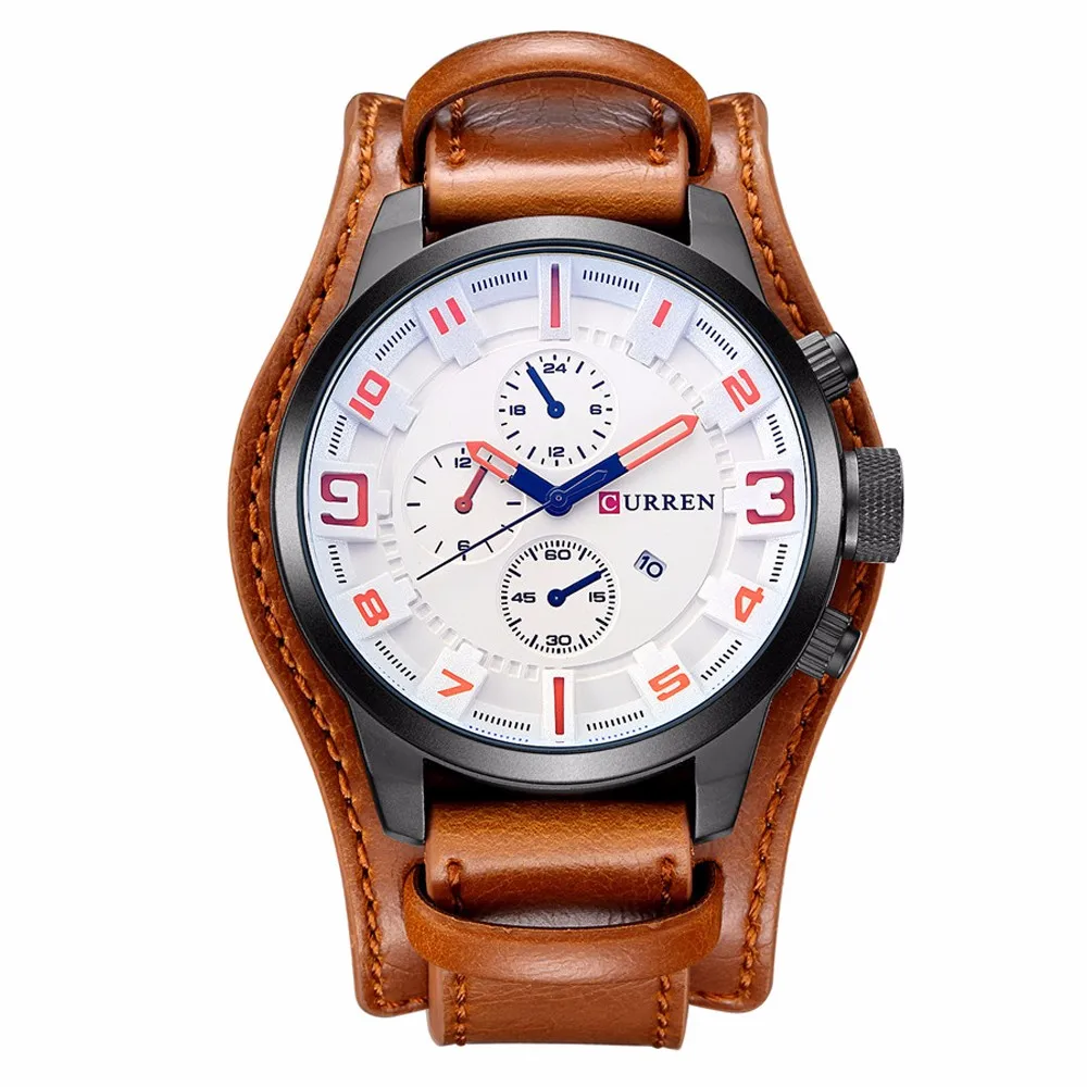 Curren Часы мужские Топ бренд класса люкс стимпанк Классические наручные часы мужские водонепроницаемые военные часы мужские relogio masculino