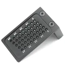 Измерительная линейка Scriber t-типа отверстие Scribing Калибр алюминиевый сплав скрещенные ноги деревообрабатывающий инструмент#20