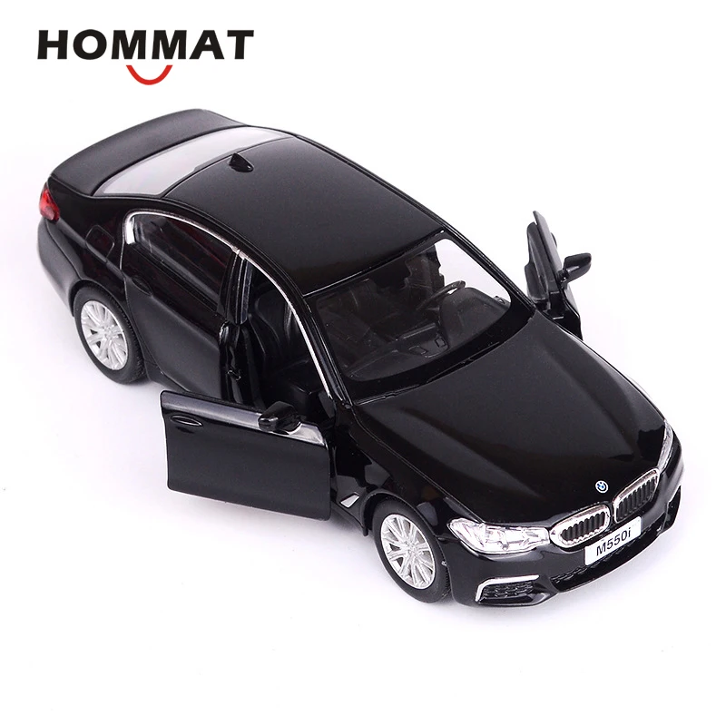 HOMMAT Simulation 1:36 M550i Sedan Car Model Alloy Diecast Toy Vehicle Model Car Collection Gift Toys For Children Pull Back