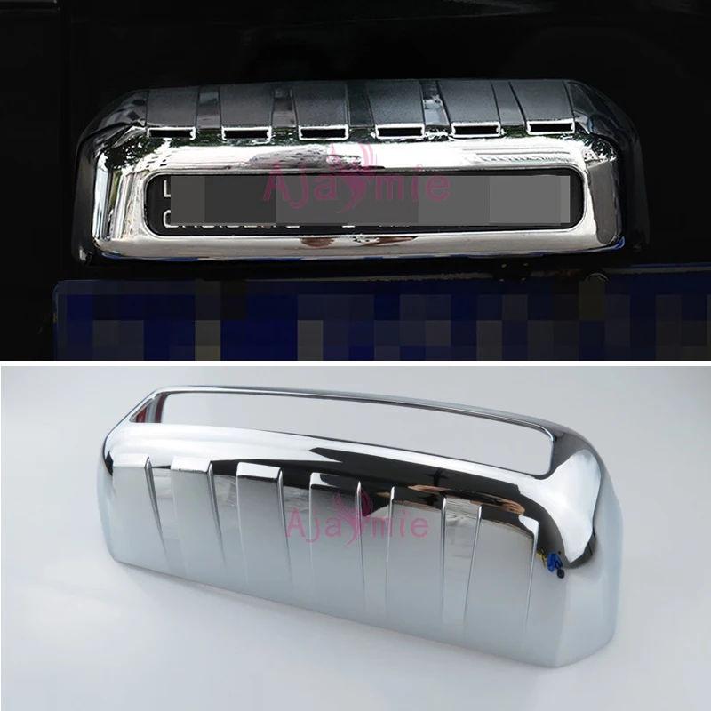 

License Plate Frame Overlay Panel 2003 2004 2005 2006 2007 2008 2009 Car Styling For Toyota Land Cruiser Prado FJ120 Accessories