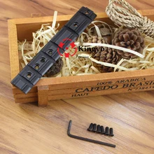 DIY 11 мм/20 мм ласточкин хвост Уивер Пикатинни адаптер Сфера База Алюминий сплава для охоты