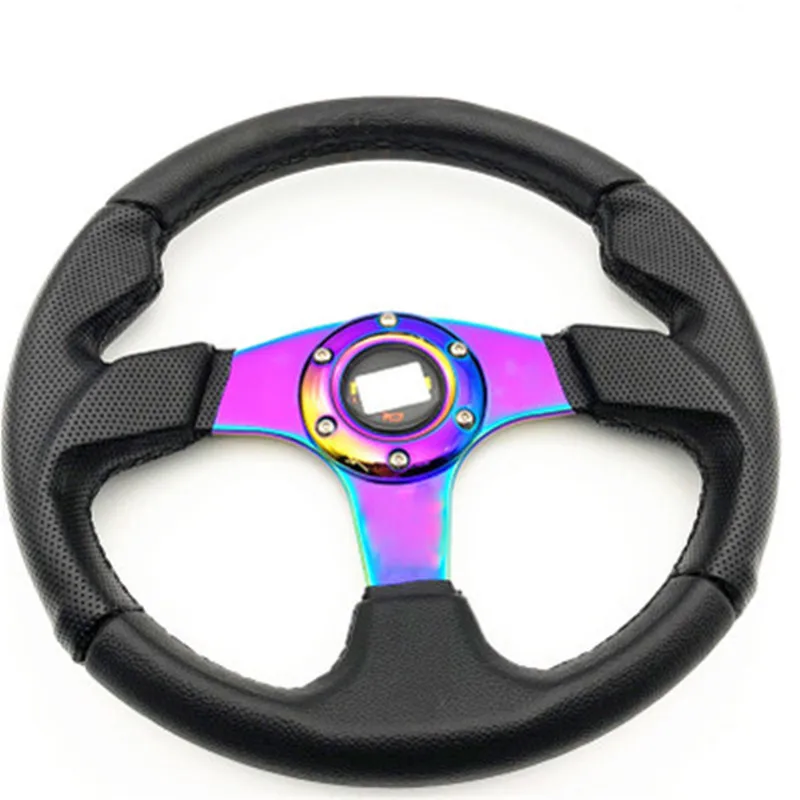 

New Style Universal 320MM Racing Steering wheel Symphony Aluminum+PU Sport steering wheel