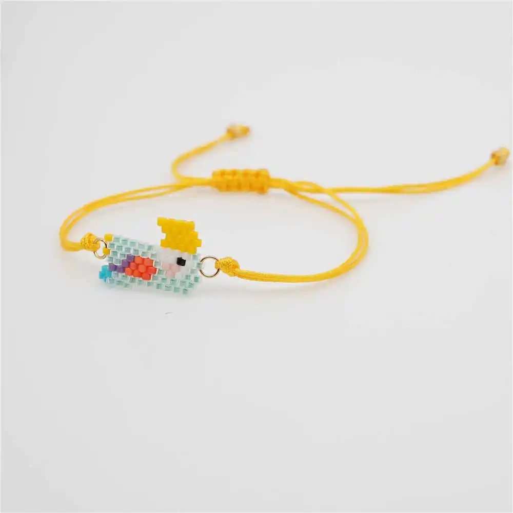 Go2boho MIYUKI браслет женский Тукан Pulseras Mujer детский прекрасный подарок ювелирные изделия детские животные простые браслеты ручной работы