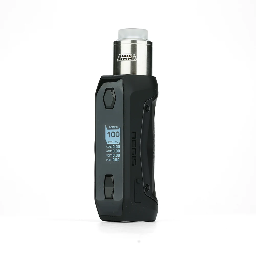 Бесплатная катушка и хлопок! 100 Вт Geekvape Aegis Solo TC Kit W/Tengu RDA точные боковые отверстия