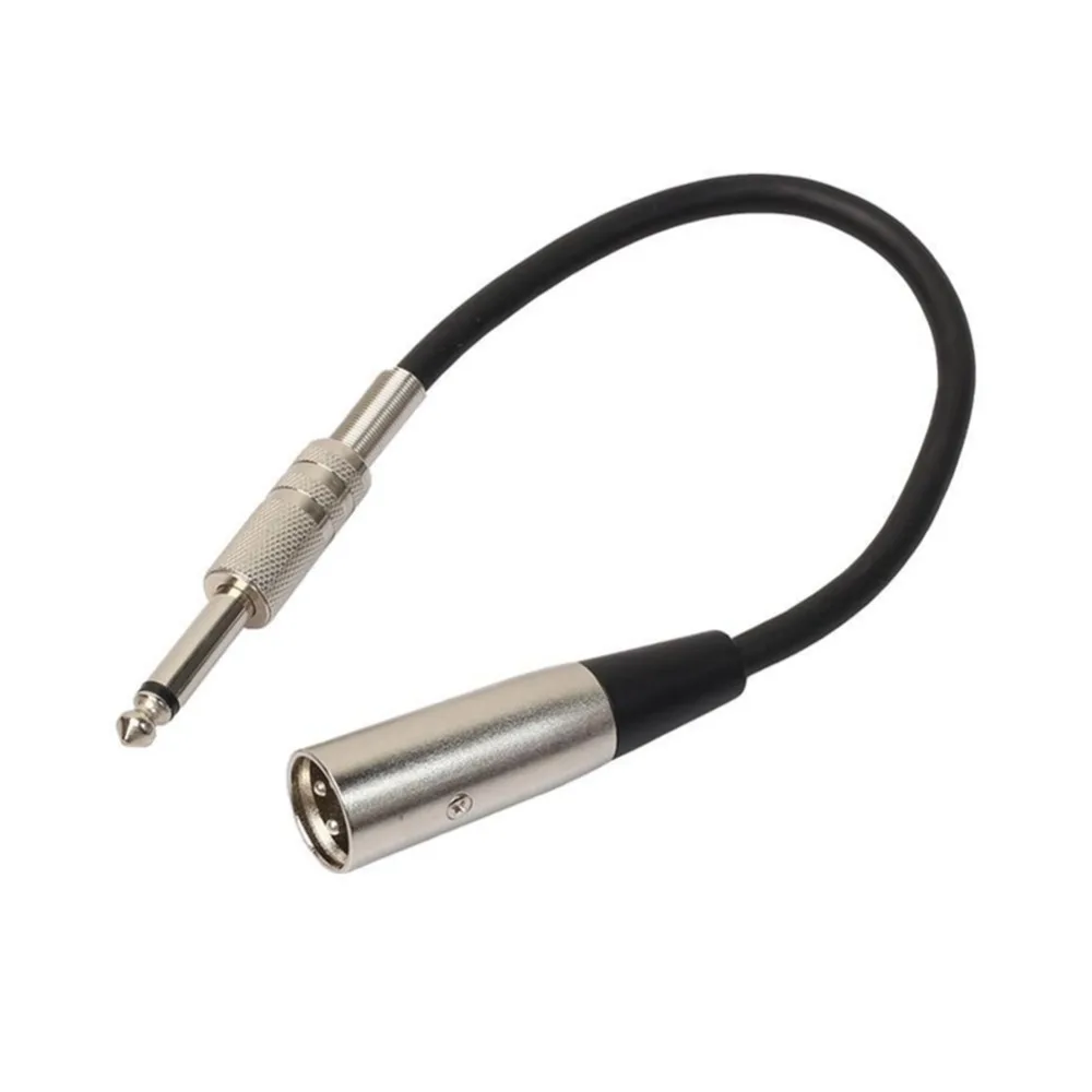 3 контактный разъем XLR Мама/папа на 1/4 дюйма 6 35 мм моно папа TRS аудиокабель Кабель