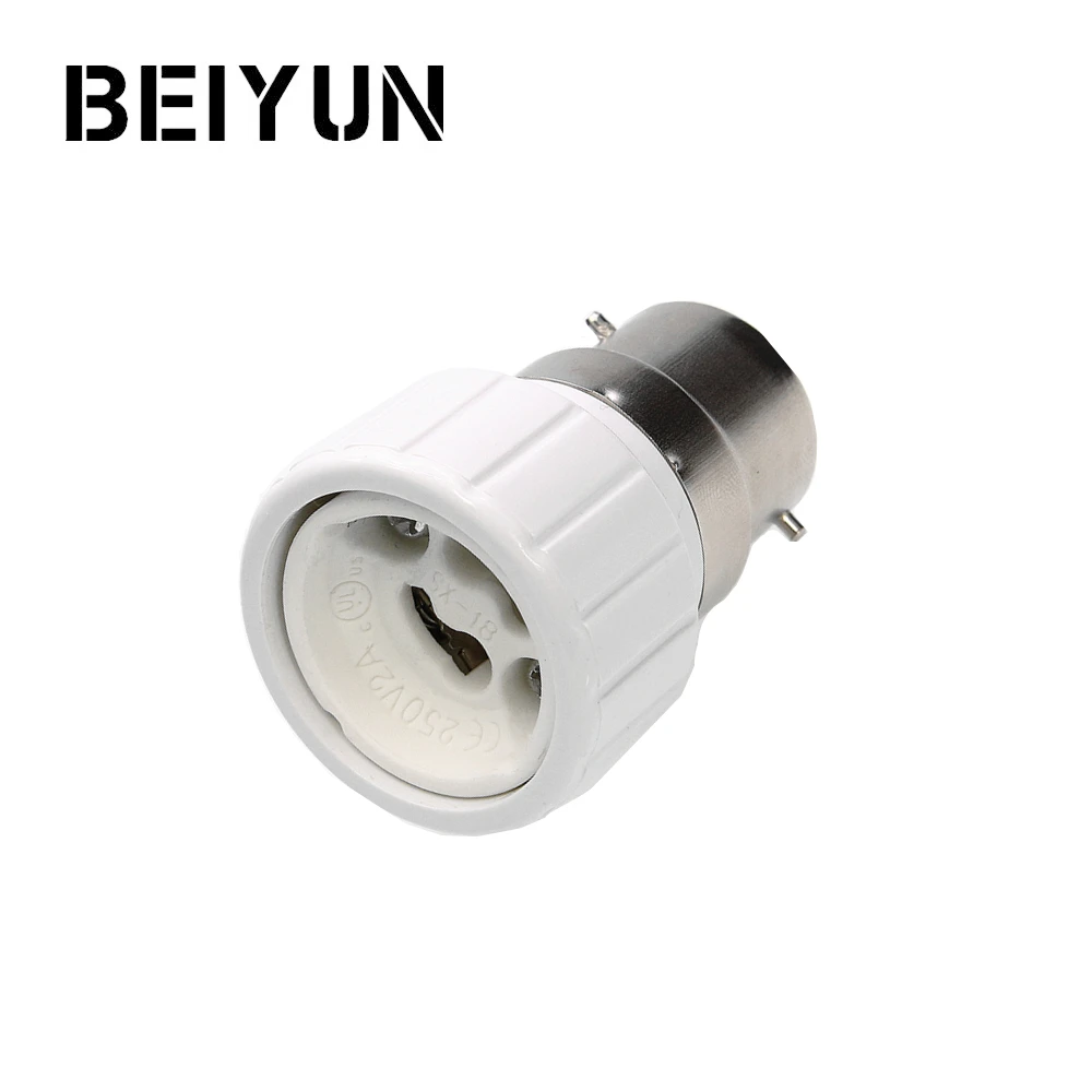 

B22 To GU10 Lamp Holder Converter AC 110V 220V Base Socker Adapter Lampholders For Corn Bulbs LED Lamp RGB Spot light
