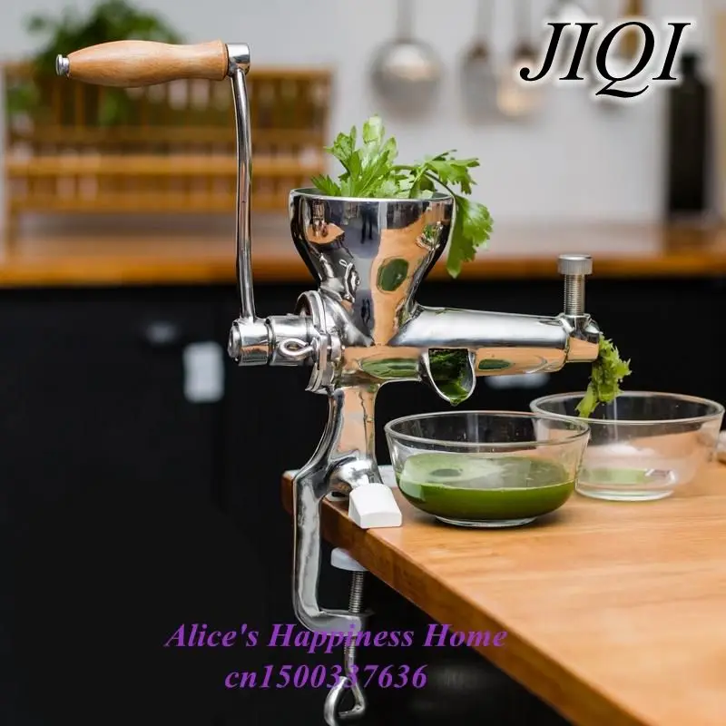 Stainless Steel Hand wheat Grass Juicer ,manual Auger Slow Juice Fruit ,Wheatgrass ,vegetables ...