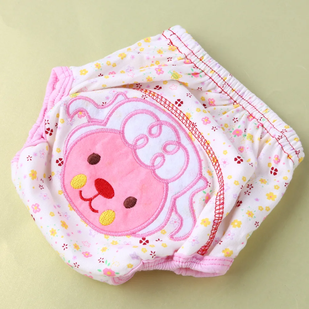 Unisex Baby Diaper Reusable Baby Training Pants Animal Printed Newborn Underpants Panties Infant Toddler Cloth Diapers Cover