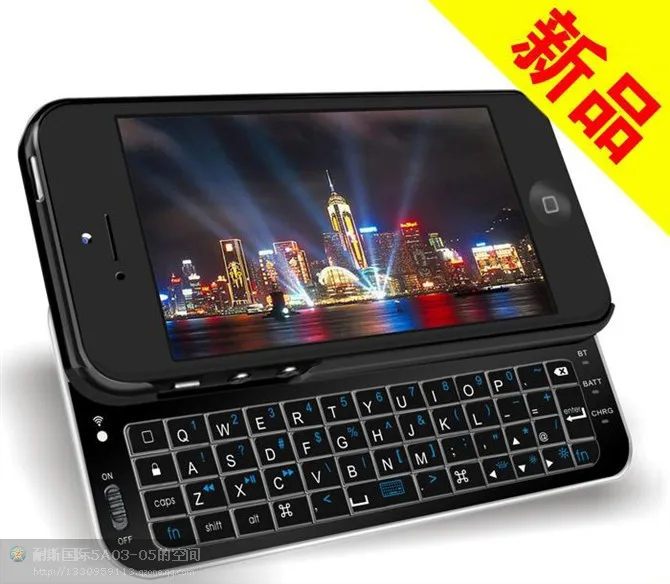 High Quality Bluetooth ultra thin slide out wireless keyboard for