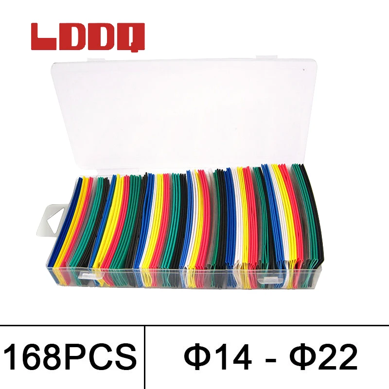 Термоусадочная трубка LDDQ 168/280/315/385/530 коэффициент усадки 2:1 ассортимент кабельных