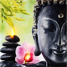 Полный квадратный алмаз 5D DIY Алмазная картина фото на заказ "Религия Будда" 3D Круглый полный вышивка крестиком Мозаика Декор BK