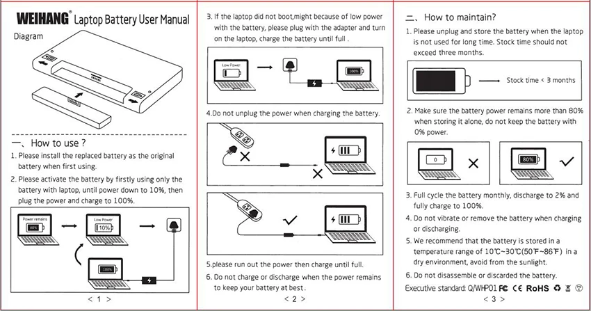 Weihang HS04 ноутбука Батарея для hp Pavilion 14-ac0XX 15-ac121dx 255 245 250 G4 240 HSTNN-LB6U HSTNN-PB6T/PB6S HSTNN-LB6V