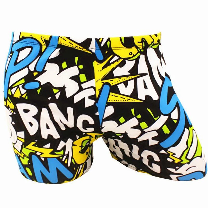 

Cool Letters Print Men Male Swimming Trunks Briefs Boxer Shorts Pants Beach Swim Wear Beachwear Swimsuit Bathing Suit Swimwear