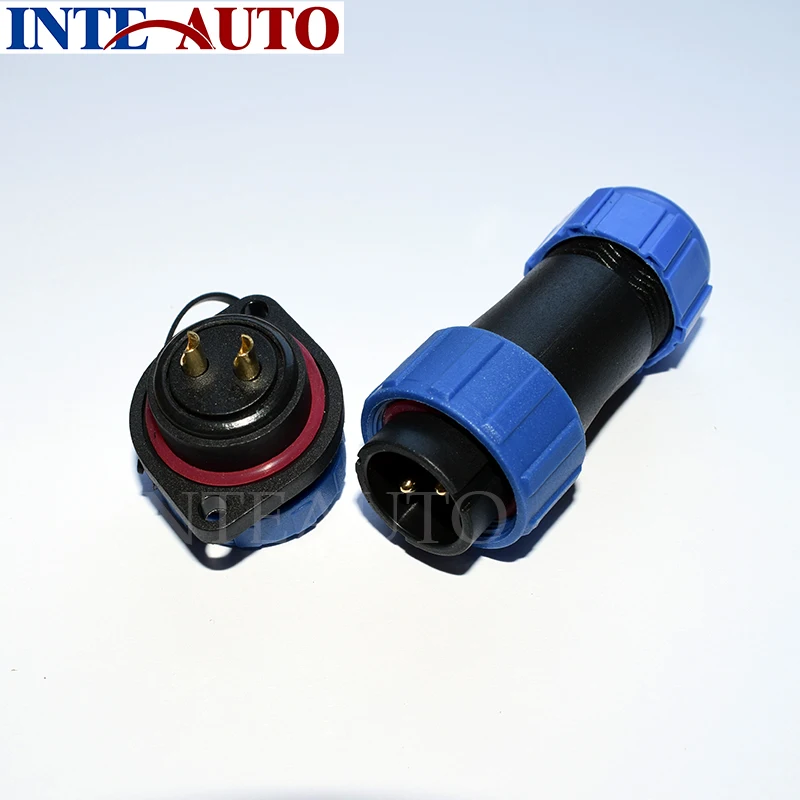 

Connector, substitute SP21 series waterproof connectors plug socket, Industrial Power Panel Mount Connectors,2 pins