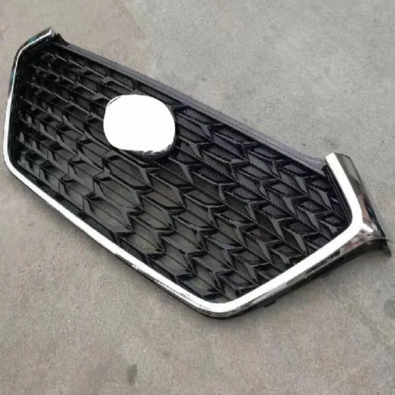

Car Racing Grill Grille Emblems ABS Radiator Chrome Mesh Decoration Front Bumper Replacement For Hyundai Tucson 2015-2017