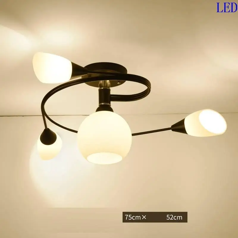 Потолочный плафон Plafoniera светильник Потолочный современный Led Luminaria De Teto потолочный плафон для Гостиная светильник потолочный светильник - Цвет корпуса: Version L