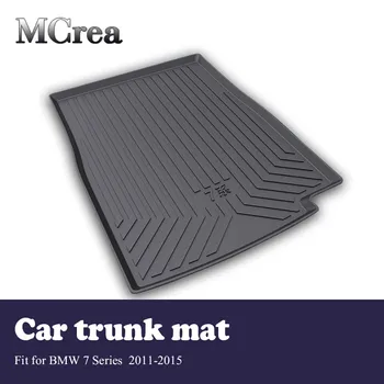 

MCrea Auto Car Cargo Liner Rear Trunk Mat For BMW F01 F02 F03 F04 BMW 7 Series Accessories Luggage Boot Tray Anti Slip Floor Pad