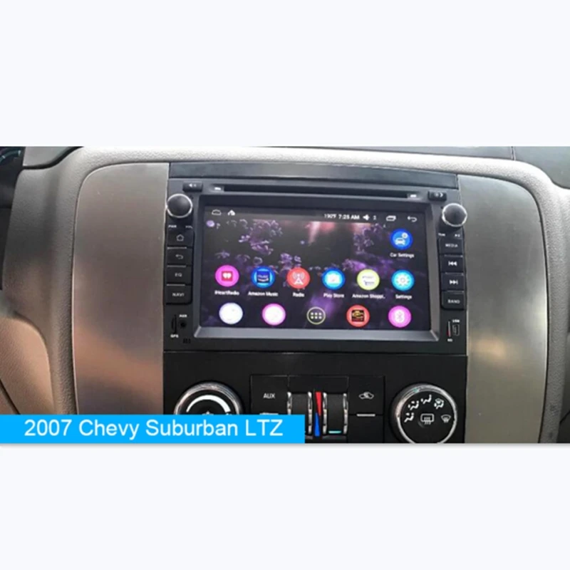 Best 7" Android 8.1 Car Stereo Radio Audio Head Unit for Chevrolet/GMC GPS Subwoofer DSP SPDIF Carplay DVR OBD DAB SIM Card Bluetooth 1