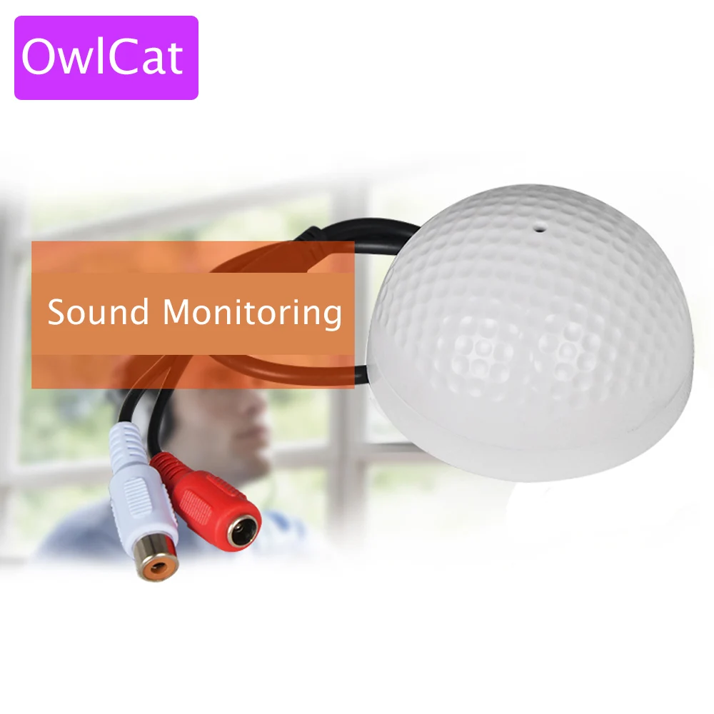 OwlCat CCTV камера видеонаблюдения ip-камера s звук монитор аудио Пикап микрофон