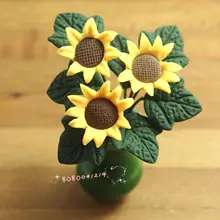 Кукольный домик Миниатюрный 1:12 гостиная сад ручной работы Цветы высота 5 см SPO246