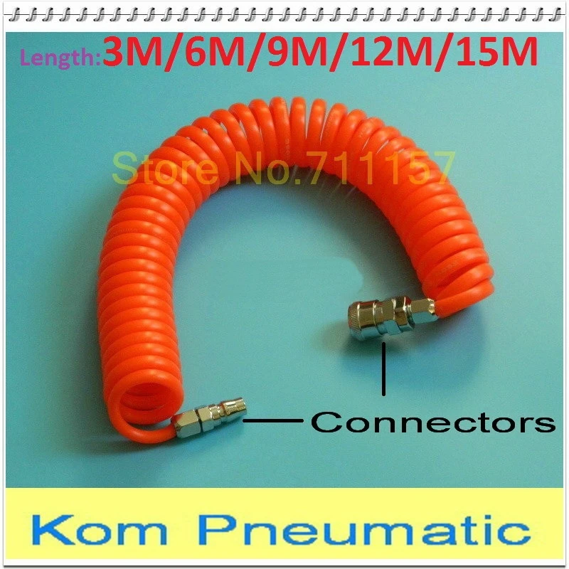 Flexible Compressor PU Air Pressure Hose Durable Pneumatic Pipe Tube 1/2/3 Meter 