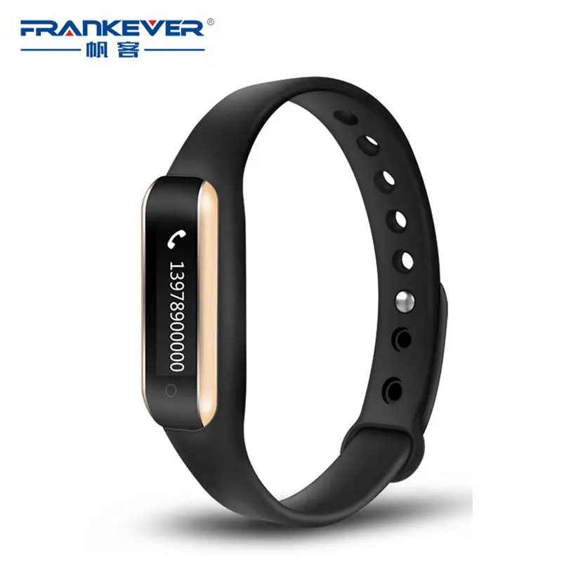 FrankEver Smart Band Bluetooth Sport Bracelet Heart Rate Monitor Wrist Watch Intelligent Fitness Bracelet Waterproof Wristband