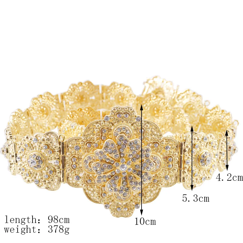 Турецкий стиль Ретро Королевский мужчины и женщины общий корт резные цветы металлический ювелирный пояс