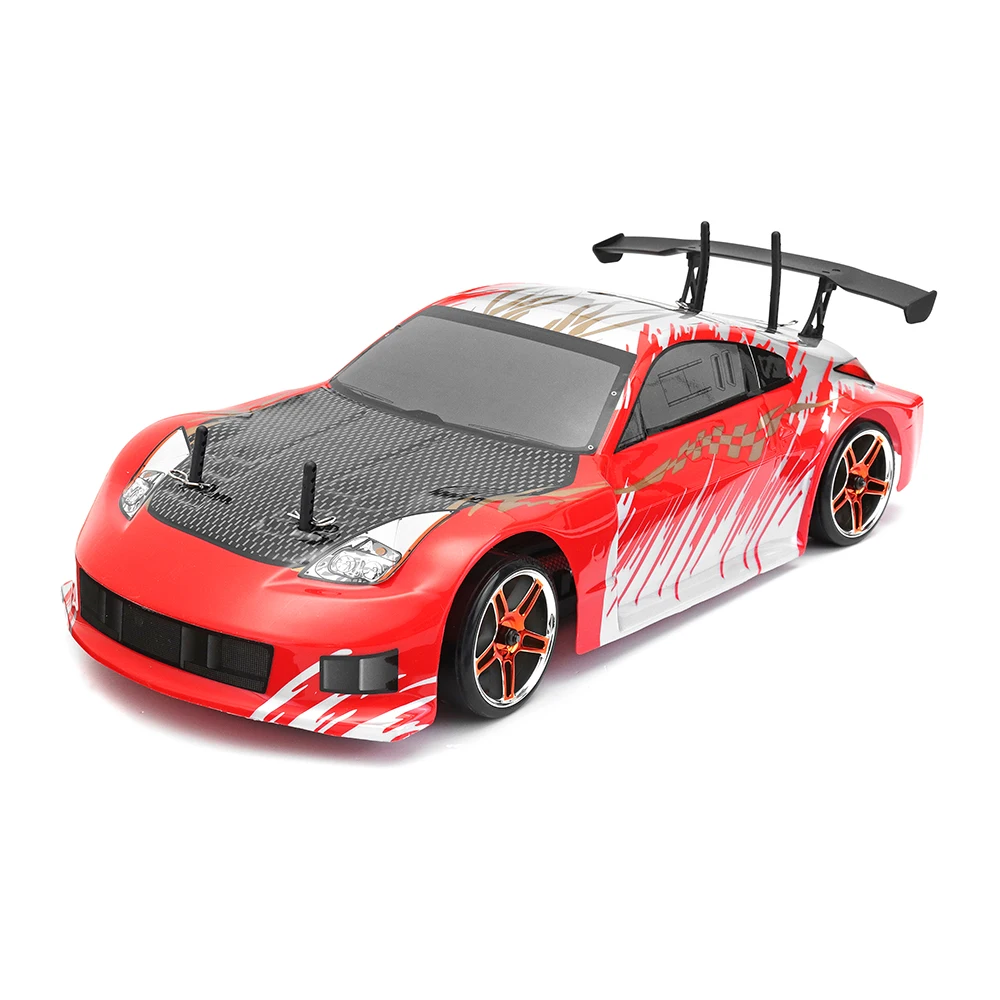 

HSP 94123 1/10 RC Car 4WD 2.4G 540 Brushless Motor 7.2V 1800Mah Battery Flying Fish On Road Drifting with 12307 Body RTR Gift