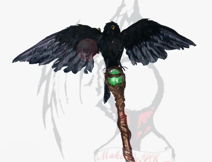 Посох ворон. Трость с лезвием. Трость с головой ворона. Набалдашник трости ворон. Посох с вороном.