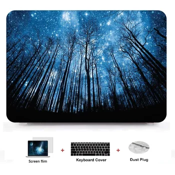 

4in1 Hardshell Laptop Case Keyboard Cover For Macbook Air Pro Retina Touch Bar & ID 11" 11.6" 12" 13" 13.3" 15" inch A1932