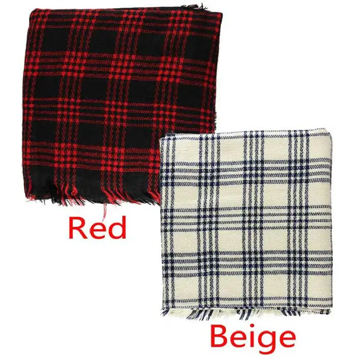 Fantastic New Fashion Winter Infinity Blanket Oversized Shawl Plaid Check font b Tartan b font Scarf