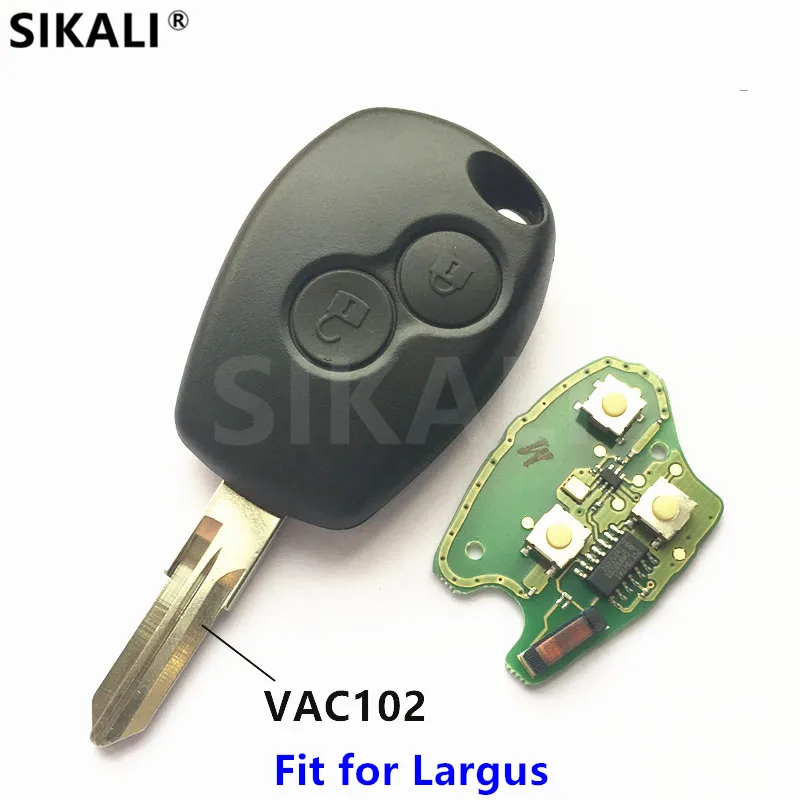 

2 buttons Car Remote Key 433MHz for Lada Largus PCF7946 Chip