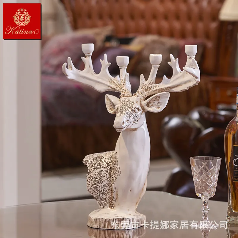 烛台鹿头