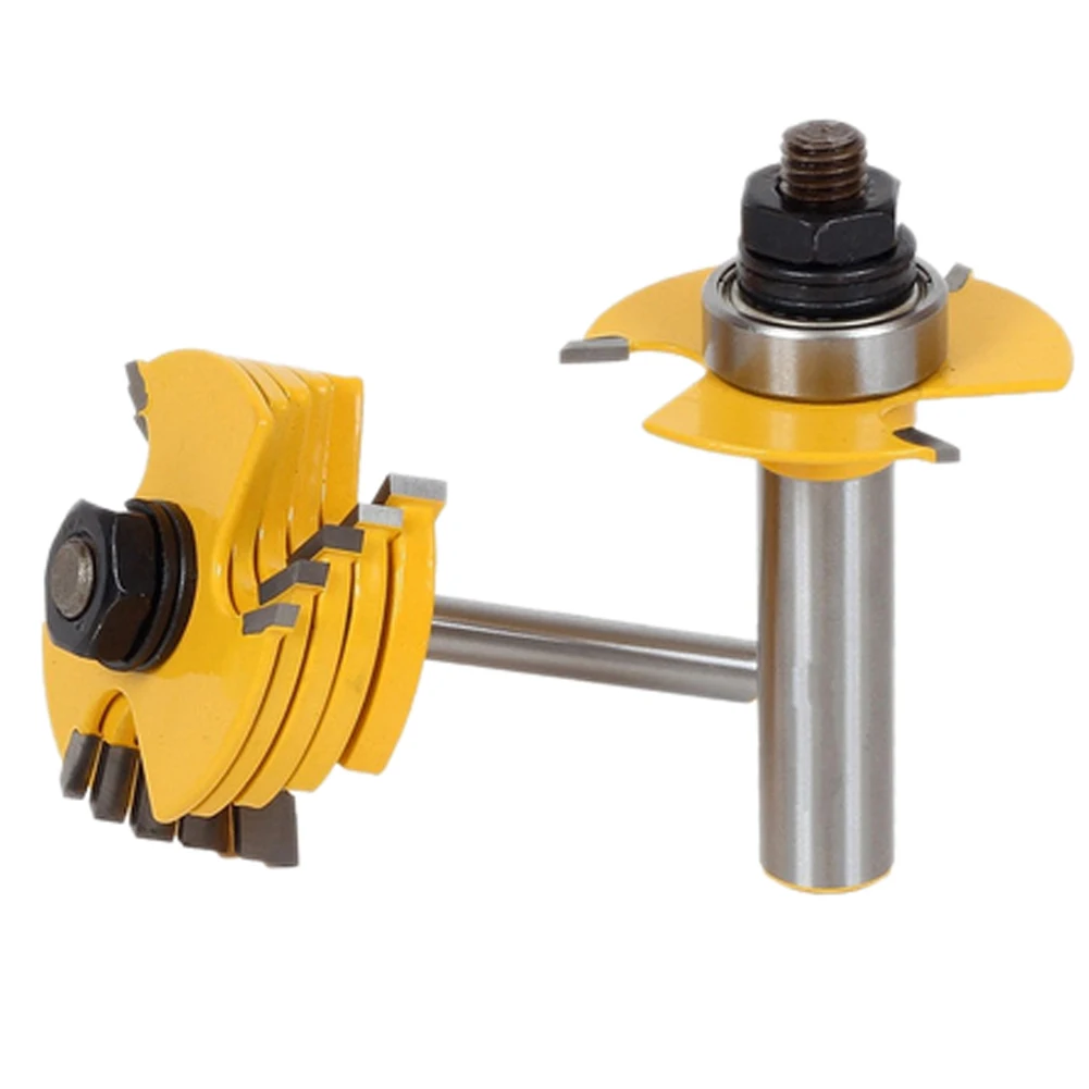 2pcs 1/2 1/4 Shank Router Bit Milling Cutter for Wood Carving Tool