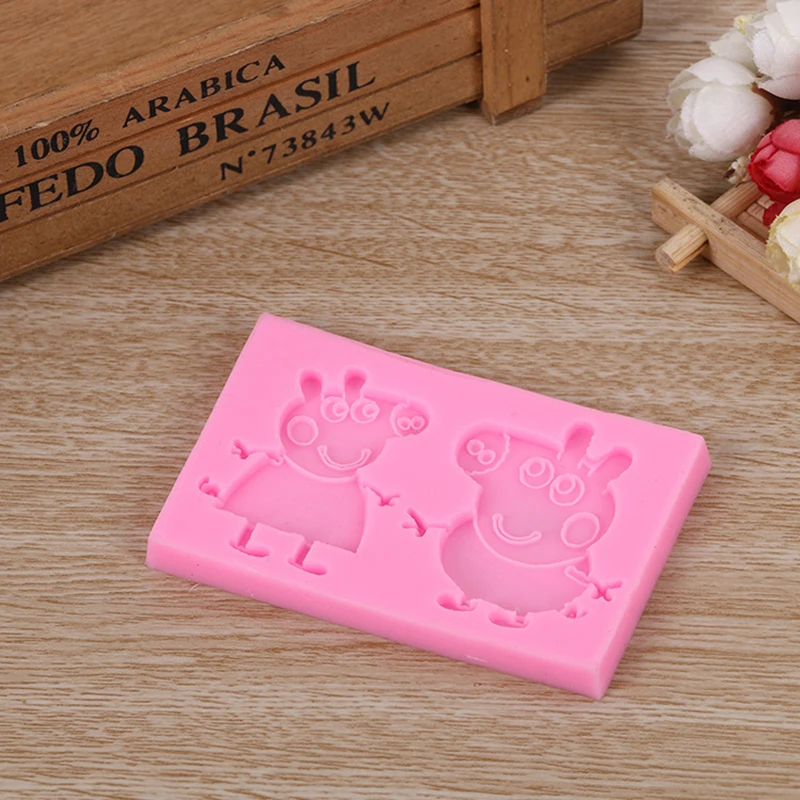 1PCS UV Resin Jewelry Liquid Silicone Mold Cartoon Animal Resin Molds For DIY Necklace Pendant Charms Making Jewelry